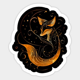 Fox Romantic Sequences Sticker